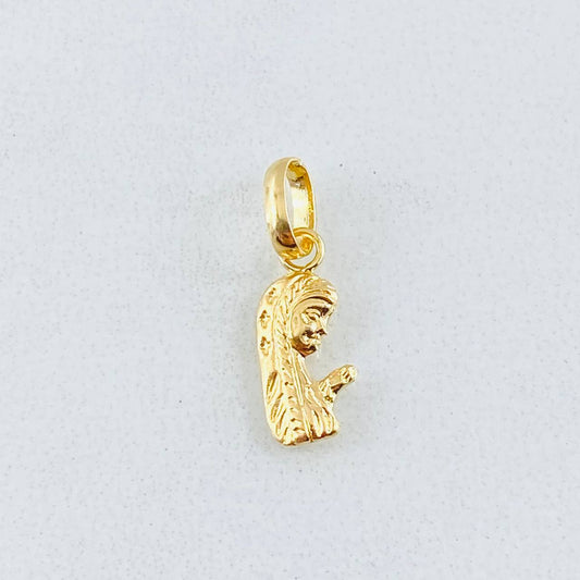 Dije Virgen María 0.3gr / 1/2 in / Oro Amarillo 18K ©