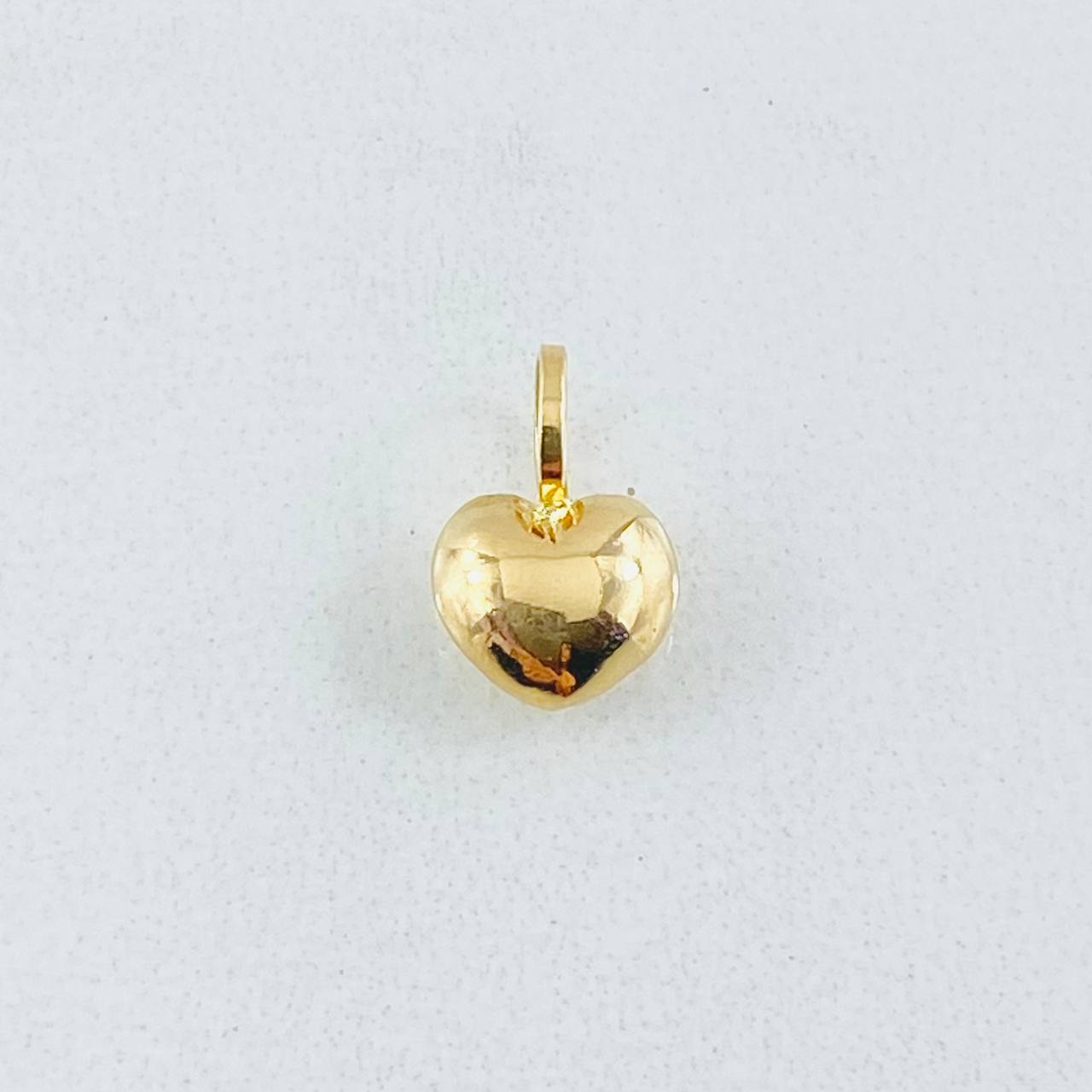 Dije Corazón 0.3gr / 1/2 in / Oro Amarillo 18K