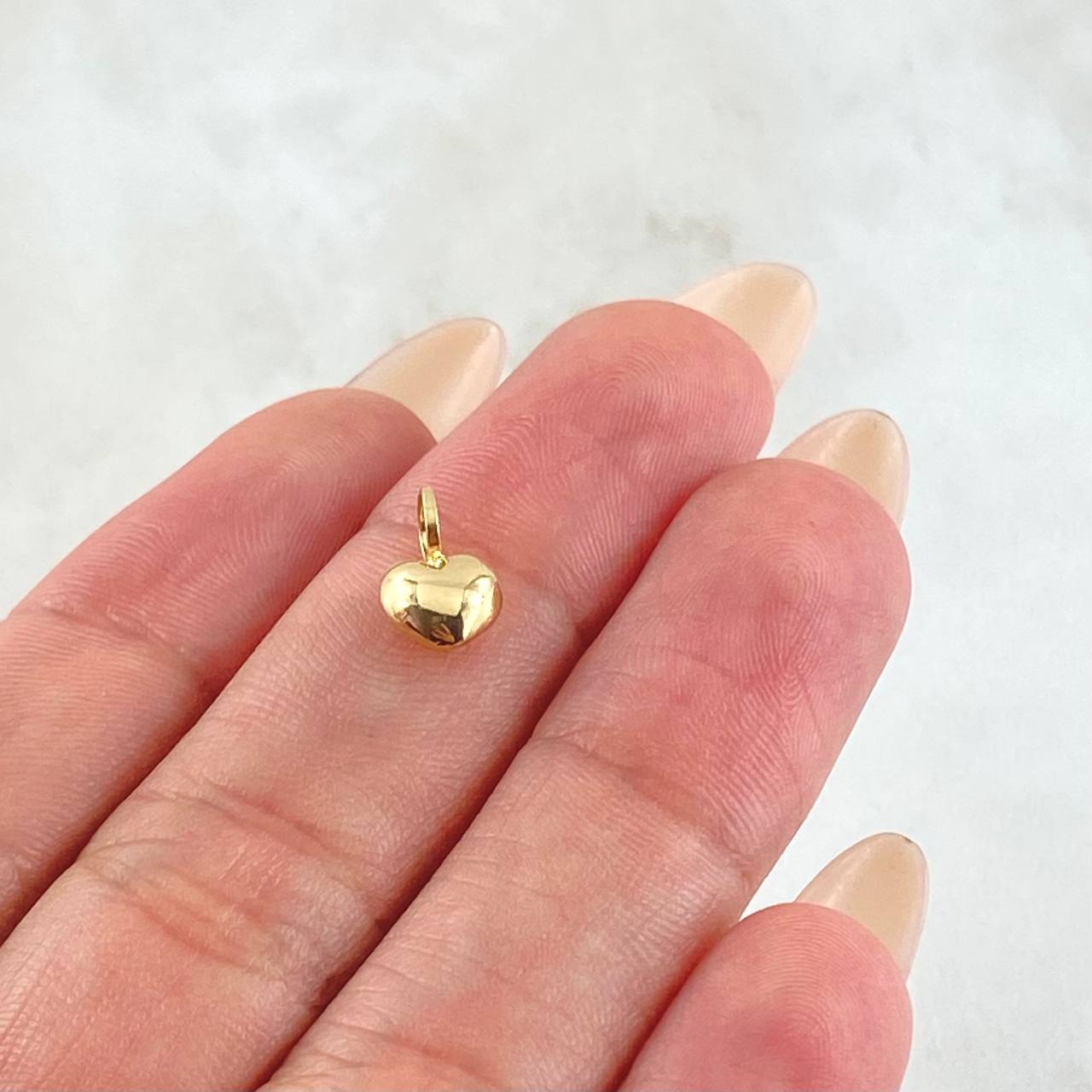 Pendant Heart 0.3gr / 1/2 in / Yellow Gold 18K *