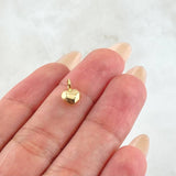 Pendant Heart 0.3gr / 1/2 in / Yellow Gold 18K *
