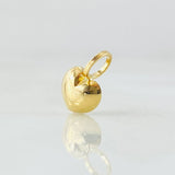Dije Corazón 0.3gr / 1/2 in / Oro Amarillo 18K