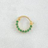 Dense Candonga Piercing 0.55gr / 1cm / Special Pearl 18K Gold ©