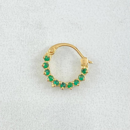 Piercing Candonga Tupida 0.55gr / 1cm / Nac.Esp.Oro 18K