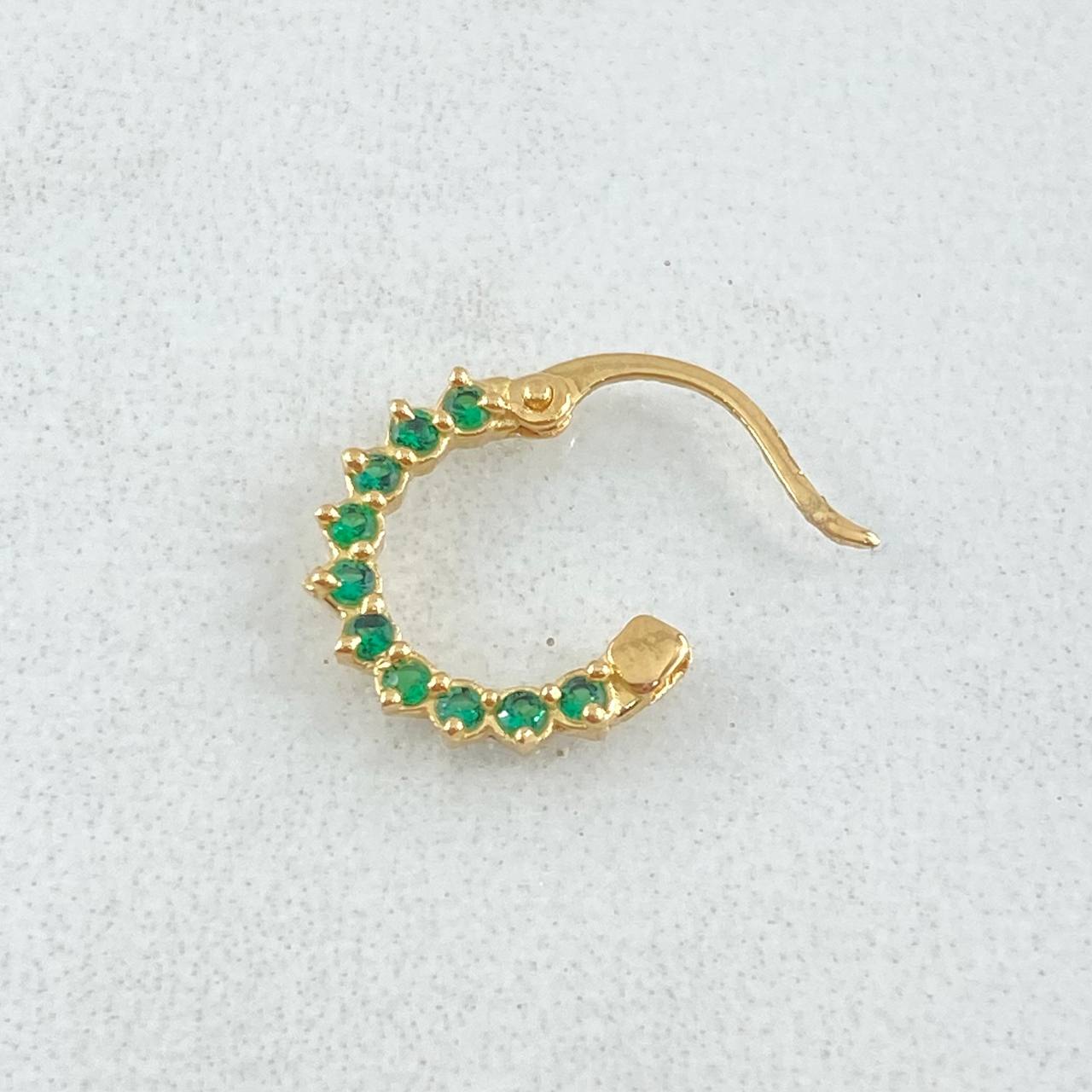 Piercing Candonga Tupida 0.55gr / 1cm / Nac.Esp.Oro 18K