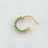 Piercing Candonga Tupida 0.55gr / 1cm / Nac.Esp.Oro 18K