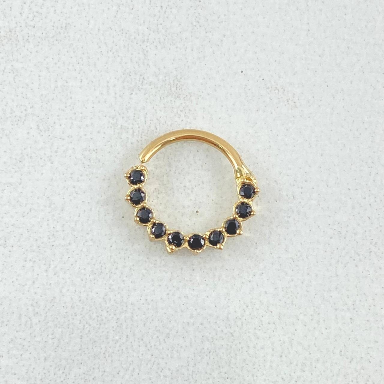 Piercing Aro Tupido 0.45gr / 1cm / Nac.Esp.Oro 18K