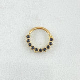 Piercing Aro Tupido 0.45gr / 1cm / Nac.Esp.Oro 18K
