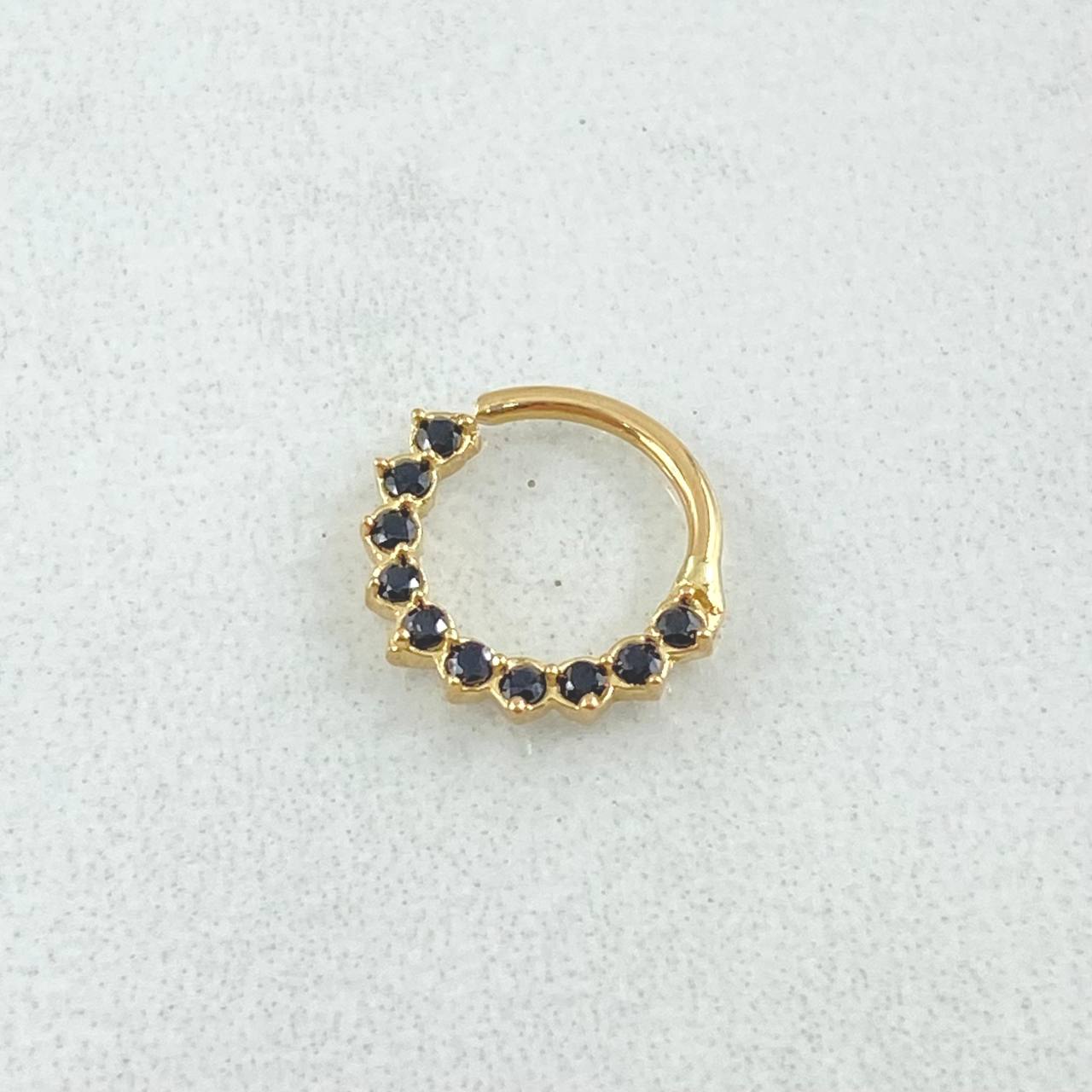 Piercing Aro Tupido 0.45gr / 1cm / Nac.Esp.Oro 18K