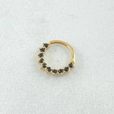Piercing Aro Tupido 0.45gr / 1cm / Nac.Esp.Oro 18K