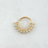 Piercing Aro Tupido 0.9gr / 1.5cm / Nac.Esp.Oro 18K *