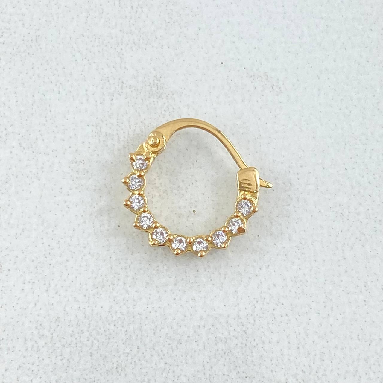 Piercing Candonga Tupida 0.5gr / 1cm / Nac.Esp.Oro 18K *