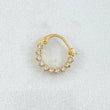 Dense Candonga Piercing 0.55gr / 1cm / Special Pearl 18K Gold ©