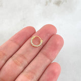 Dense Candonga Piercing 0.55gr / 1cm / Special Pearl 18K Gold ©