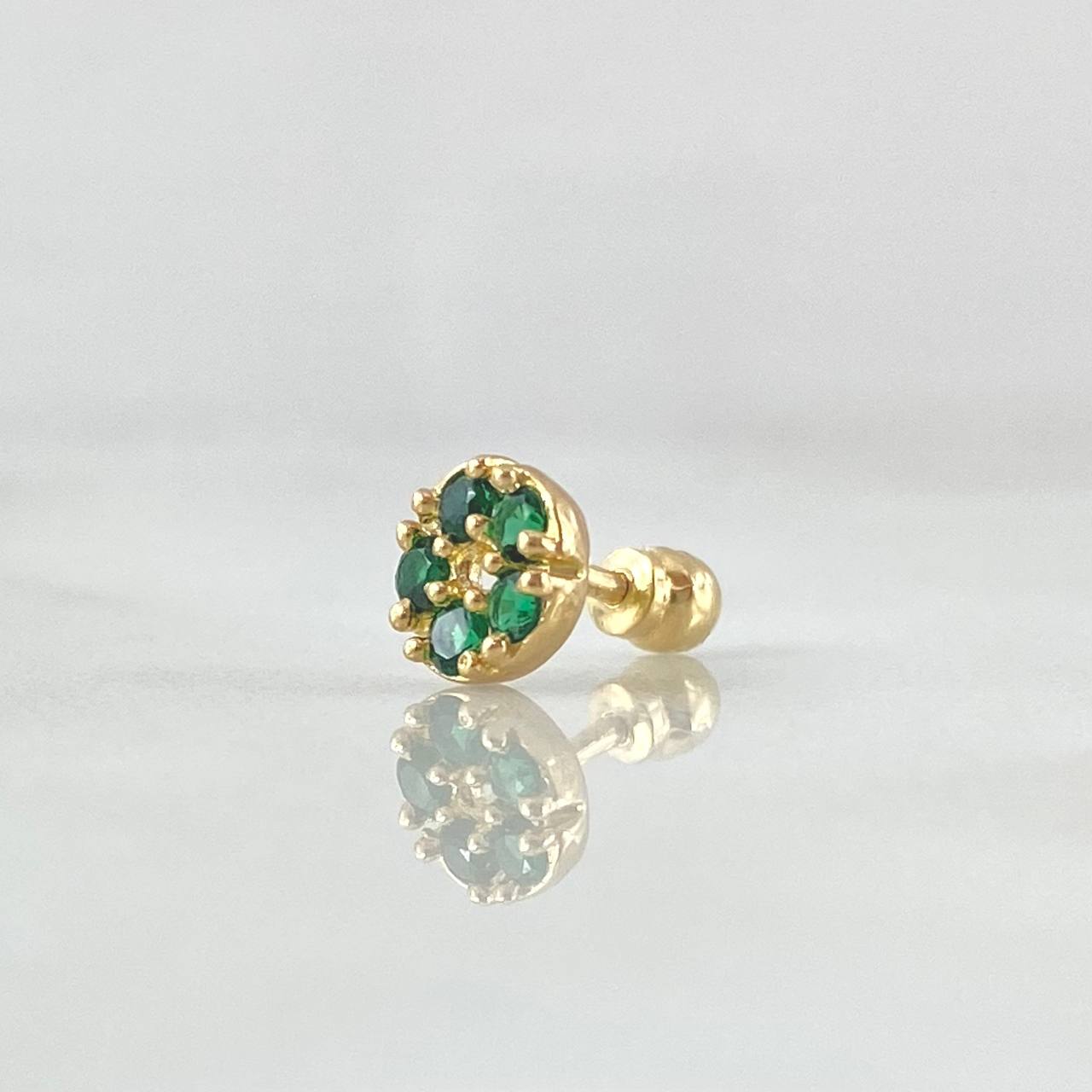 Flower Piercing 0.65gr / 1cm / Pearl Special 18K Gold ©