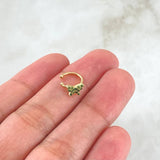 Butterfly Earcuff Piercing 0.6gr / 1.3cm (0.5in) / Special Pearl 18K Gold