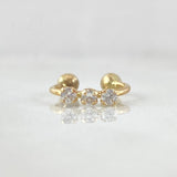 Earcuff Piercing Simulator 0.55gr / 1.4cm (0.6in) / Nac.Esp. 18K Gold