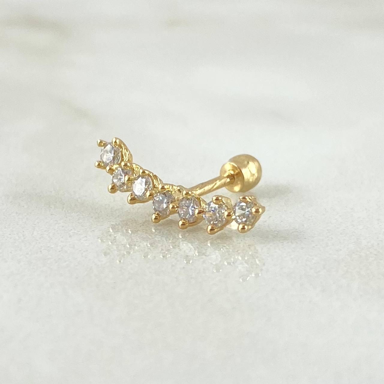 Piercing Arch 0.8gr / 1.6cm (0.6in) / Nac.Esp. 18K Gold *