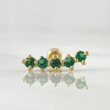 Arch Piercing 0.6gr / 1.2cm (0.5in) / Special Pearl 18K Gold