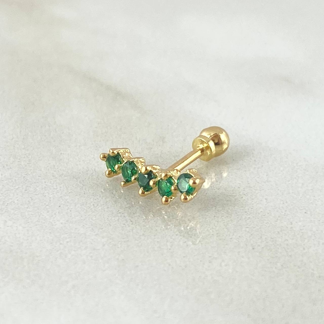 Arch Piercing 0.6gr / 1.2cm (0.5in) / Special Pearl 18K Gold