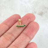 Arch Piercing 0.6gr / 1.2cm (0.5in) / Special Pearl 18K Gold