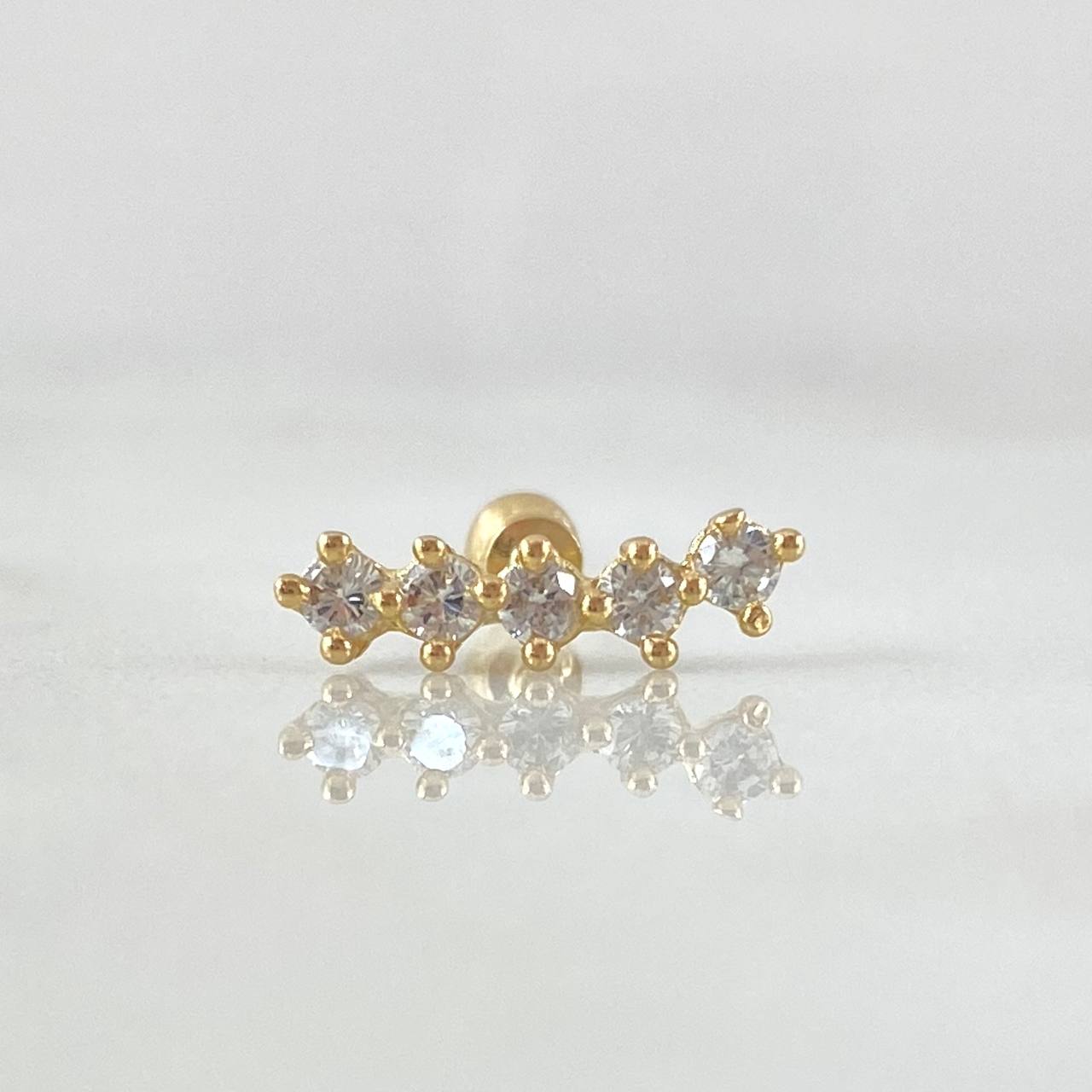 Piercing Arco 0.65gr / 1.2cm / Nac.Esp.Oro 18K ©