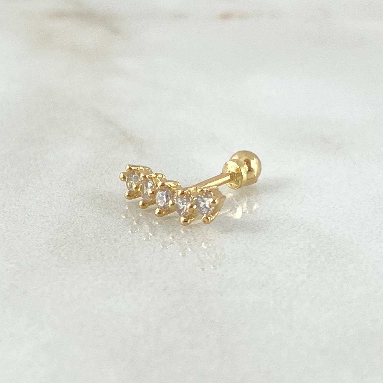 Piercing Arch 0.65gr / 1.2cm (0.47in) / Nac.Esp. 18K Gold *