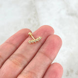 Arch Piercing 0.65gr / 1.2cm (0.5in) / Special Pearl 18K Gold