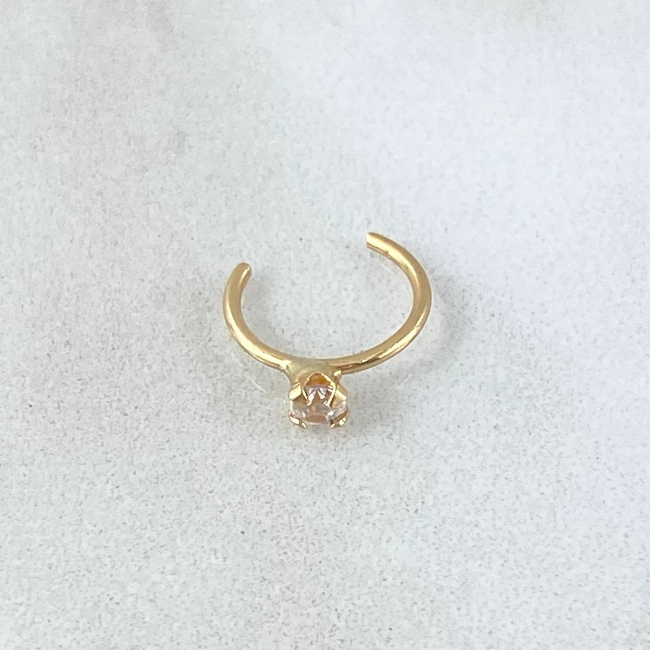 Earcuff Piercing Simulator 0.25gr / Special Birthstone 18K Gold