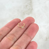 Earcuff Piercing Simulator 0.25gr / Special Birthstone 18K Gold