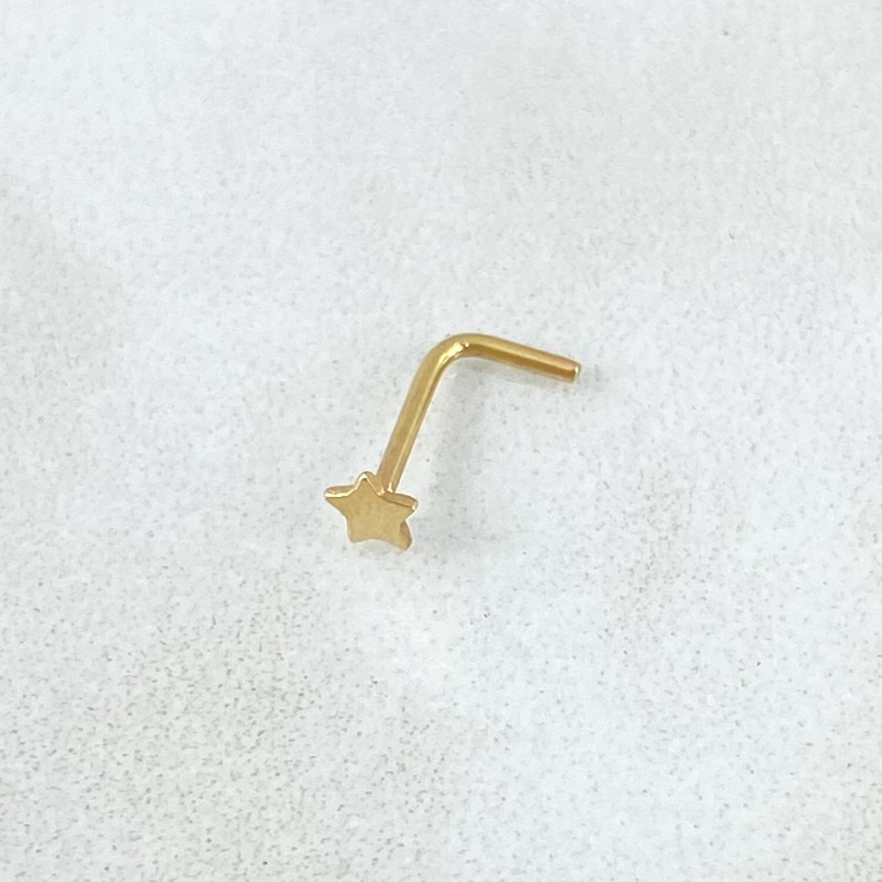 Star Spark Piercing 0.15gr / Special Birthstone 18K Gold