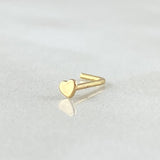 Spark Heart Piercing 0.1gr / Special Birth 18K Gold