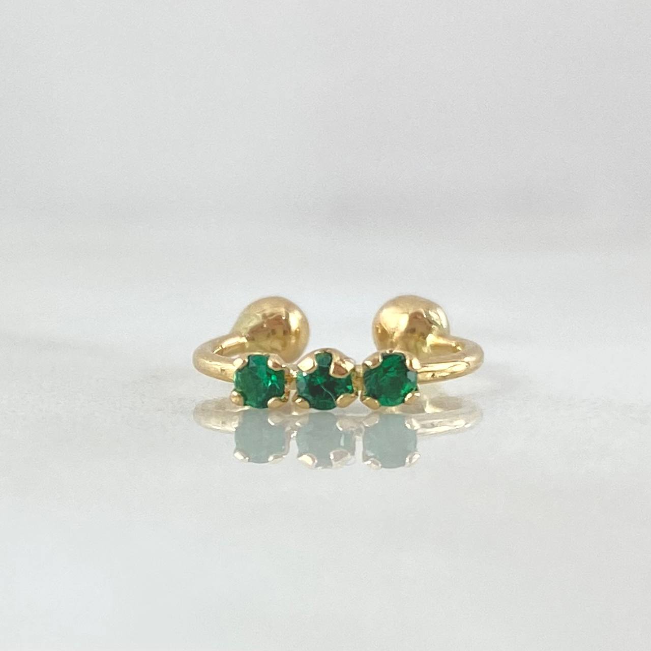 Piercing Earcuff Simulator 0.55gr / 1cm / Nat. Sp. 18K Gold ©