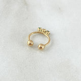 Piercing Earcuff Simulator 0.55gr / 1cm / Nat. Sp. 18K Gold ©