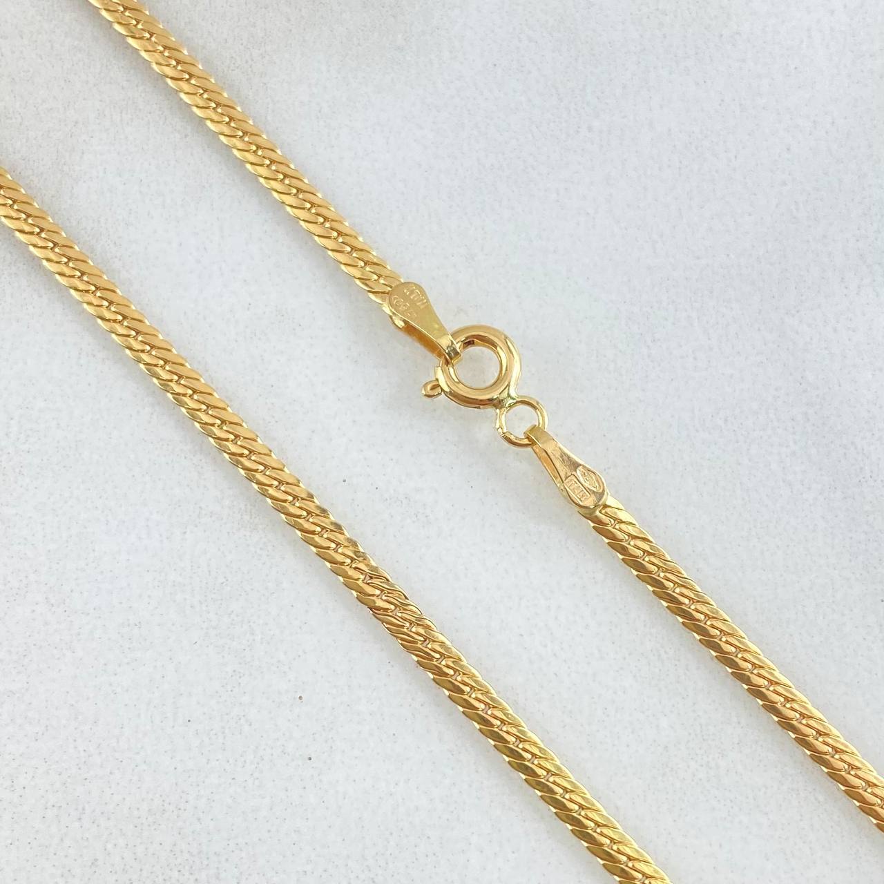 Flat Snake Chain 2.8gr / 17.7in / +3 18K Gold -