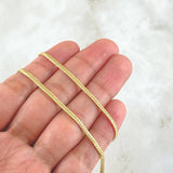 Flat Snake Chain 2.85gr / 17.7in / +3 18K Gold ©