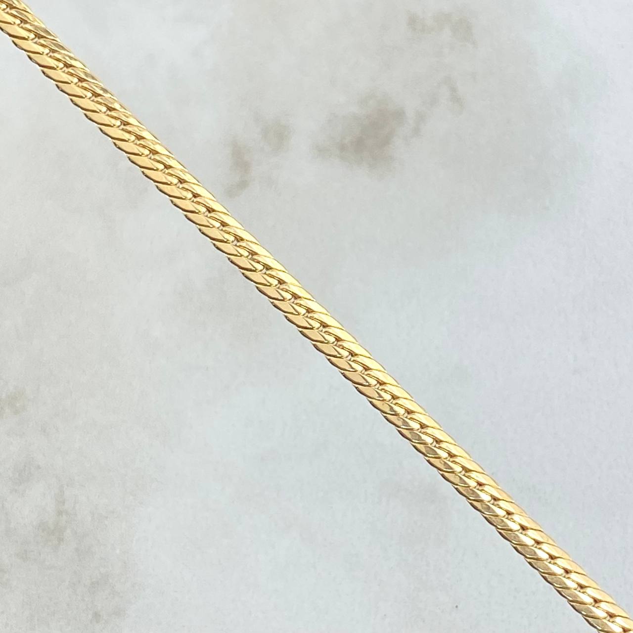 Flat Snake Chain 4.5gr / 19.7in / +3 18K Gold ©