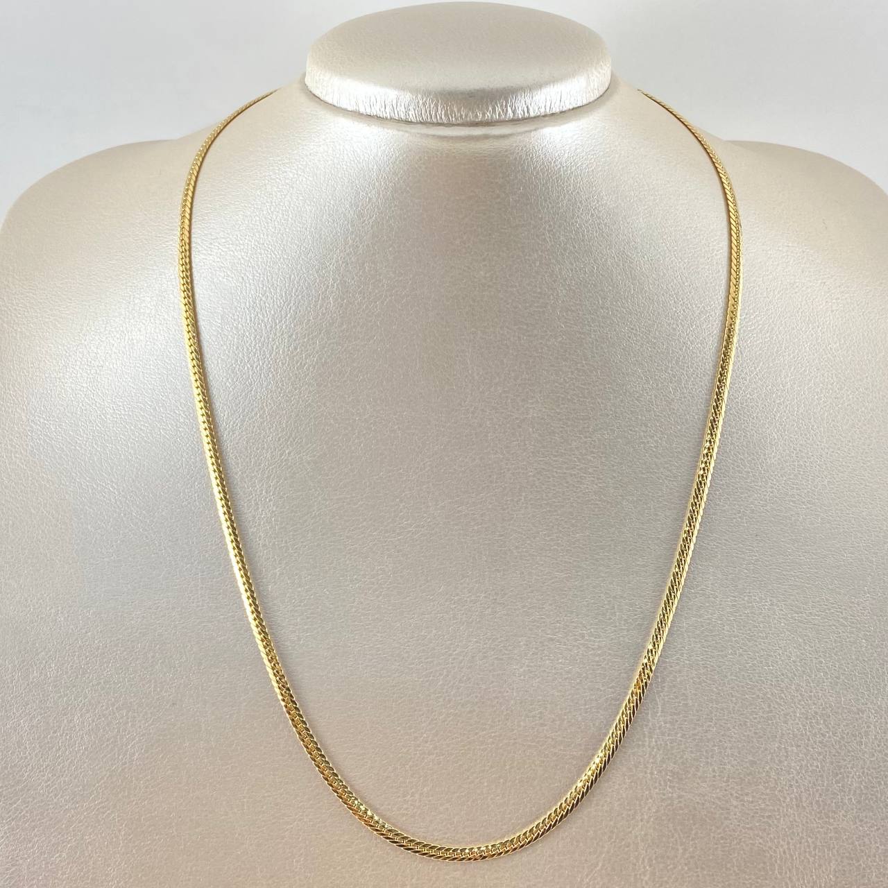Flat Snake Chain 4.35gr / 19.7in / +3 18K Gold -