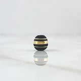 Bead Neoro 3 Stripes 0.18gr / 8mm 18K Yellow Gold