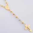 Rosary Virgin of the Miraculous 9.3 g / 22 3/4 in / 4 mm Three Golds 18K