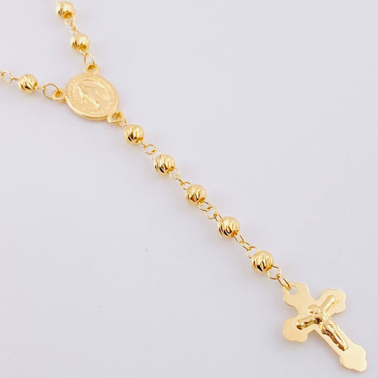 Rosario Virgen De La Milagrosa 9.75 g / 22 3/4 in / 4 mm Oro Amarillo 18K