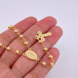 Rosary Virgin of the Miraculous 10 g / 22 3/4 in / 4 mm Yellow Gold 18K