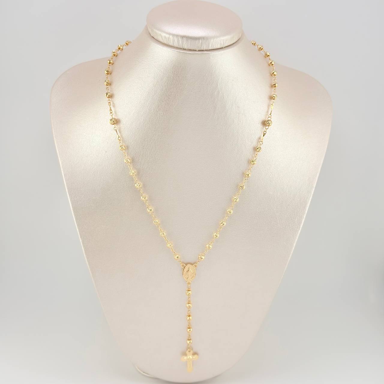 Rosary Virgin of the Miraculous 9.75 g / 22 3/4 in / 4 mm Yellow Gold 18K