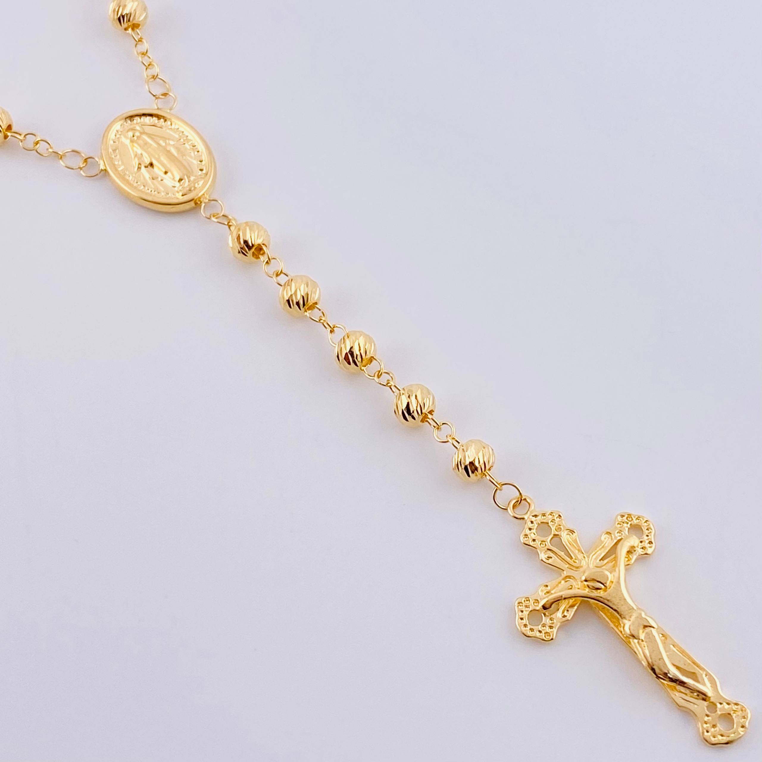 Rosario Virgen De La Milagrosa 15 g / 22 3/4 in / 5 mm Oro Amarillo 18K