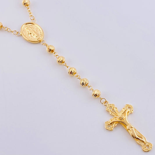 Rosario Virgen De La Milagrosa 15 g / 22 3/4 in / 5 mm Oro Amarillo 18K