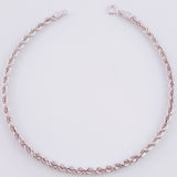 Pulso Lazo 1.85 g / 7 1/2 in / 2.55 mm Oro Blanco 18K
