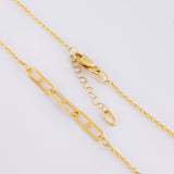 Classic Link Chain Clip 3.75 g / 16 3/4 in / 0.85 mm Yellow Gold 18K