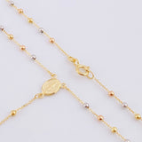 Rosary Virgin of the Miraculous 3.25 g / 18 in / 2 mm Three Golds 18K