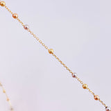 Rosary Virgin of the Miraculous 3.25 g / 18 in / 2 mm Three Golds 18K