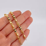 Pulso Rustico Candado Boya 4.95 g / 8 1/4 in / 4 mm Oro Amarillo 18K