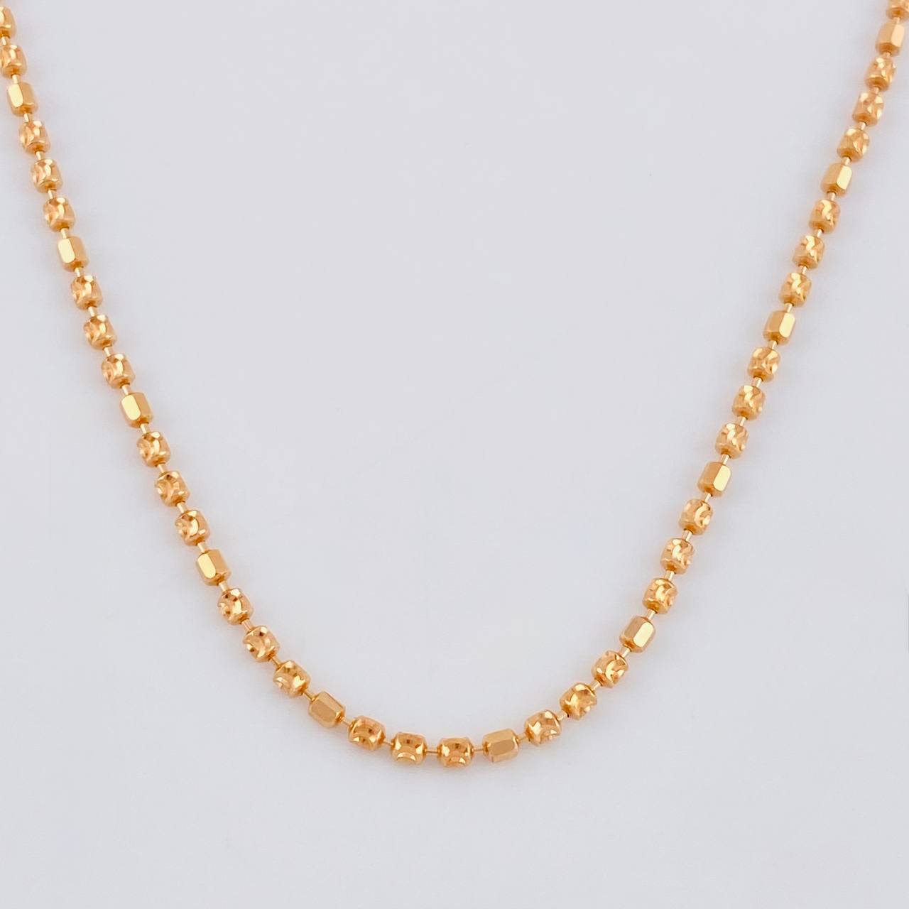 Morse Chain 4.6 g / 16 in / 1.4 mm 18K Rose Gold